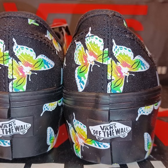 Vans Men's 4.5/Women's 6 Authentic Stacked Morph Blackout Glow In The Dark - Picture 11 of 14